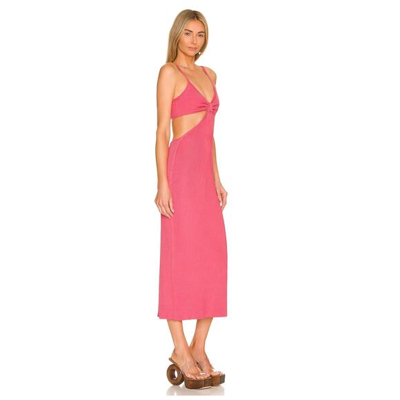 NWT Cult Gaia Serita Cut-Out Knit Maxi Dress Size XL - Picture 3 of 11